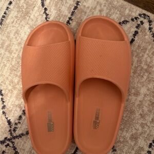 Orange Slide Slippers